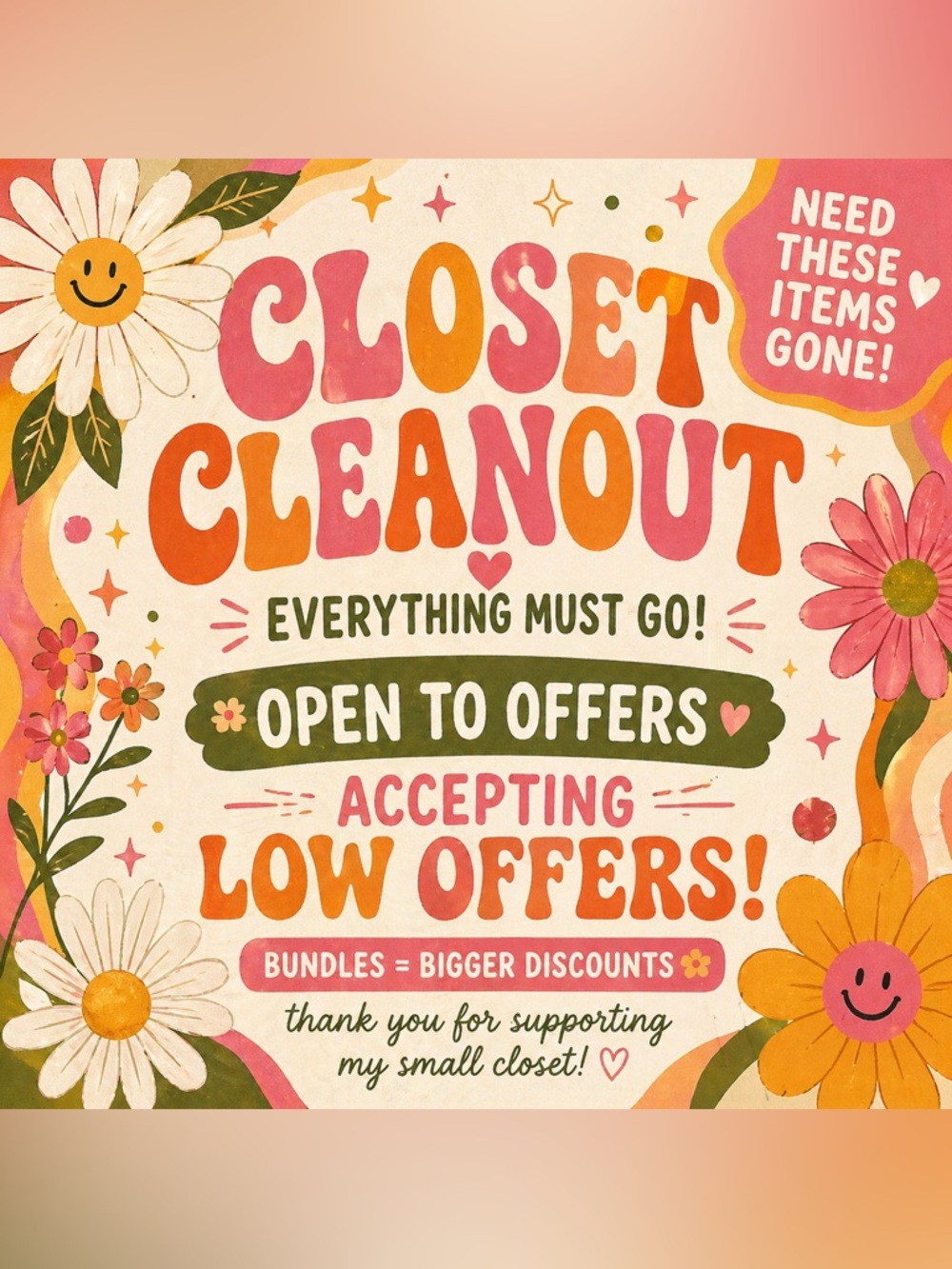 Closet Cleanout!!!